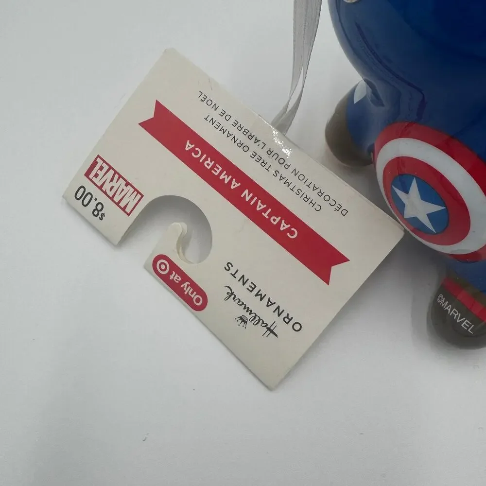 Novelty Christmas Ornament‎ Lot Cheetos Captain America Popsicle Beaded NEW